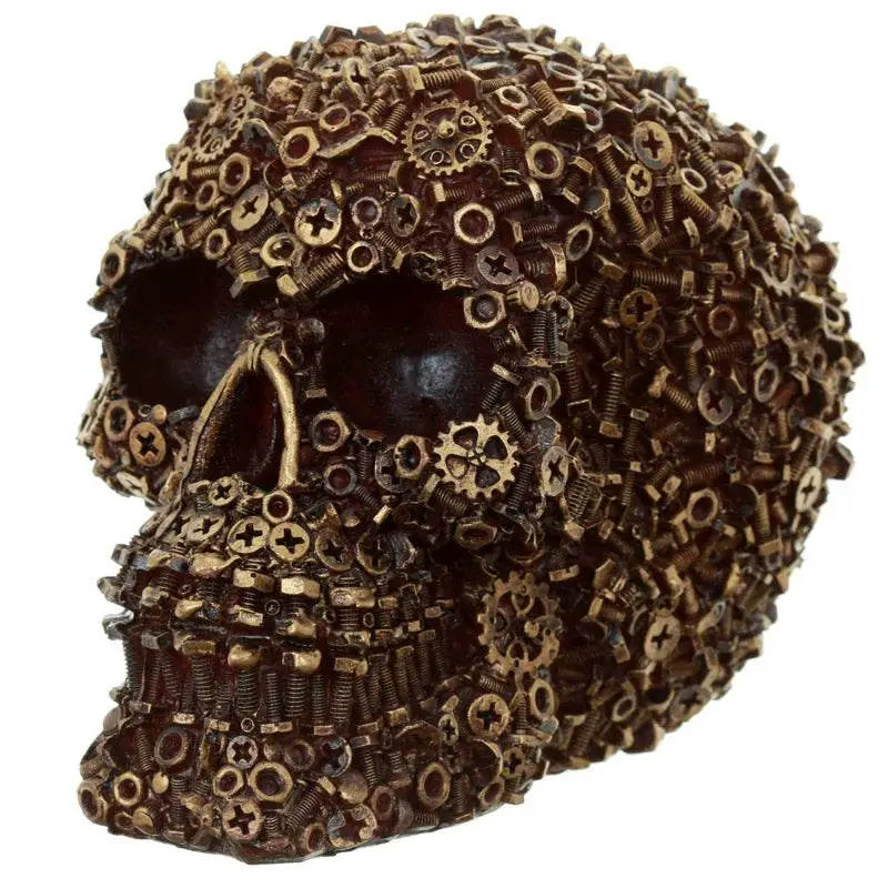 Nuts Bolts & Screws Skull Decoration - Gothic Fantasy Skulls & Skeletons