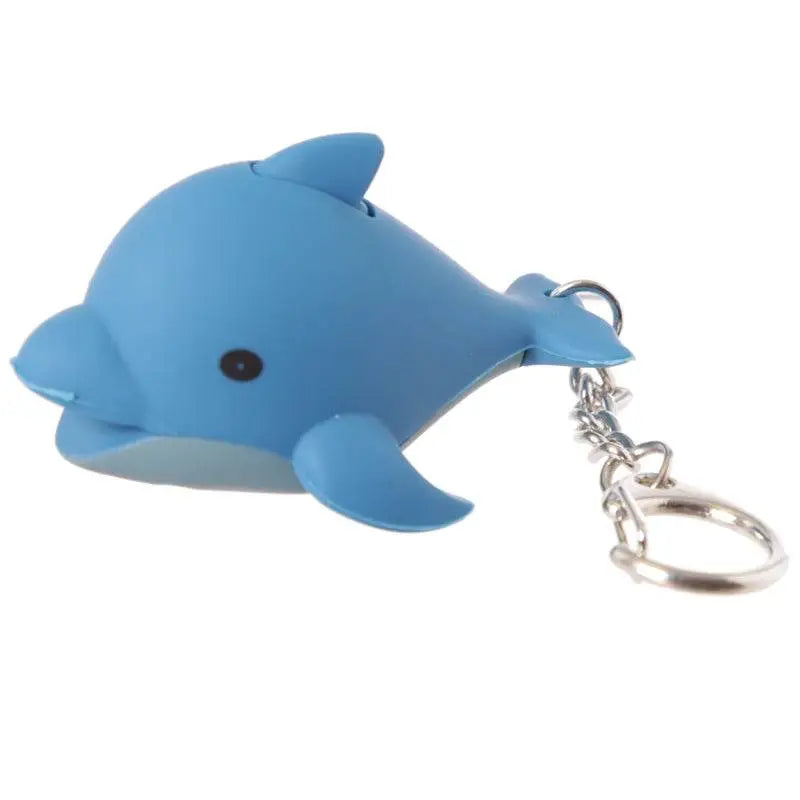 Octopus Penguin & Dolphin LED Sealife Keyring with Sound - Keyrings & Key Chains