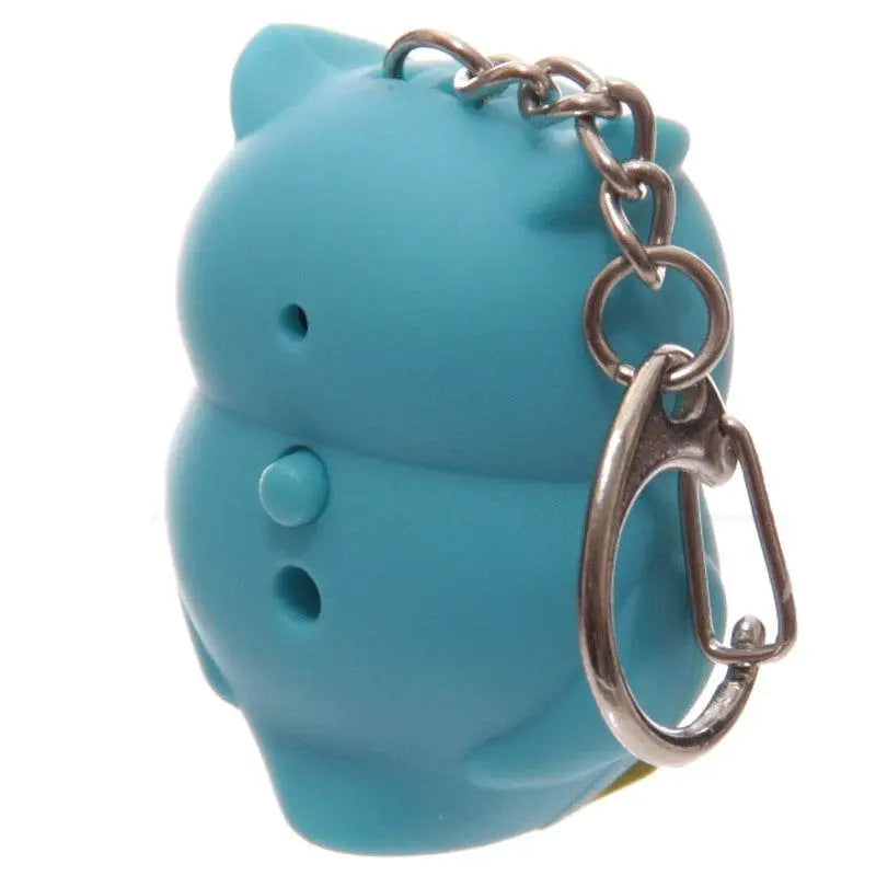 Pink & Blue Hooting Owl LED Keyring with Sound - Keyrings & Key Chains