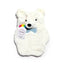 Polar Bear 650ml Hot Water Bottle with Plush Cover - Zoo Safari & Wildlife Parks