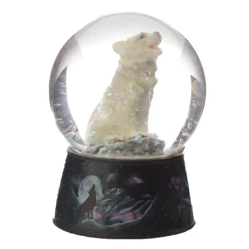 Protector of the North Dream Protector Wolf Snow Globe - Wolf Gifts & Collectables