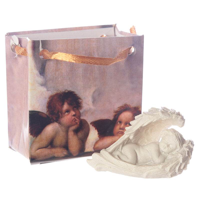 Cherub in Angel Wings Figure in a Mini GiftBag - Gift Arch