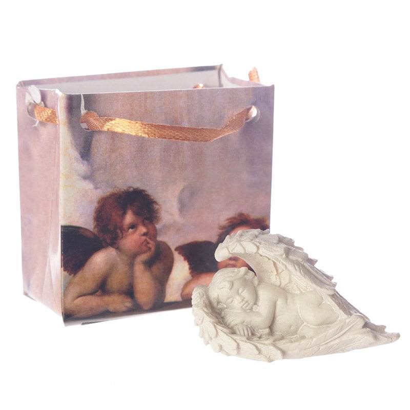 Cherub in Angel Wings Figure in a Mini GiftBag - Gift Arch
