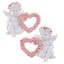 Cherub with Pink Rose Heart - Gift Arch