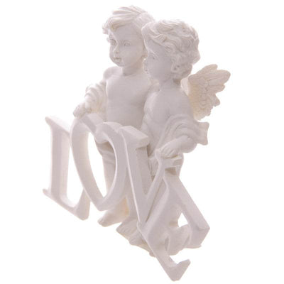 Cherubs Pair Holding LOVE Letters - Gift Arch