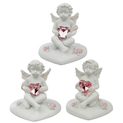 Peace of Heaven Heart of the Rose Cherub Figurine - Gift Arch