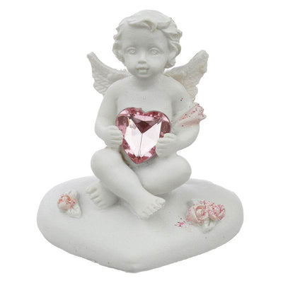 Peace of Heaven Heart of the Rose Cherub Figurine - Gift Arch