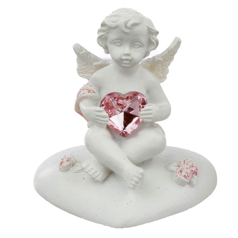 Peace of Heaven Heart of the Rose Cherub Figurine - Gift Arch