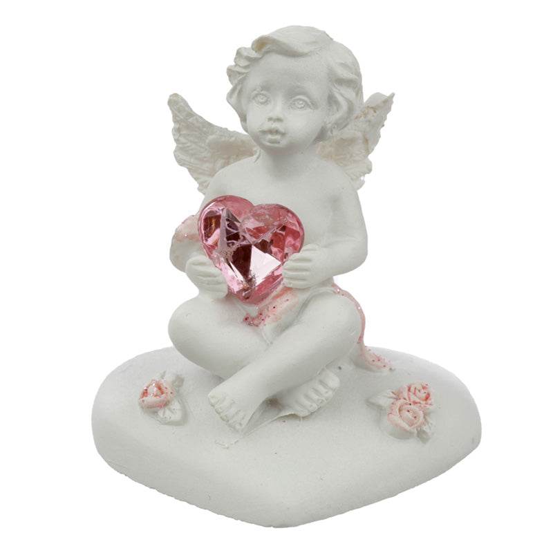 Peace of Heaven Heart of the Rose Cherub Figurine - Gift Arch
