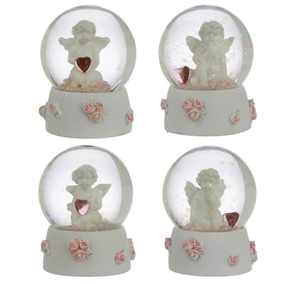 Peace of Heaven Sweet Dreams Cherub Snow Globe - Gift Arch