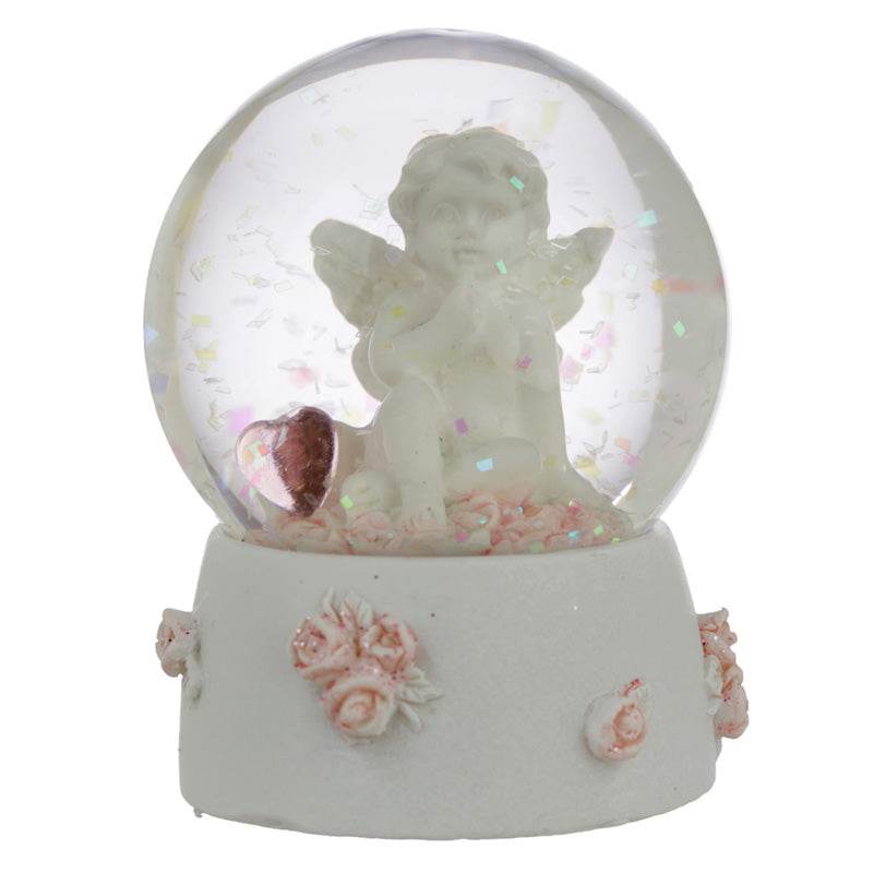 Peace of Heaven Sweet Dreams Cherub Snow Globe - Gift Arch
