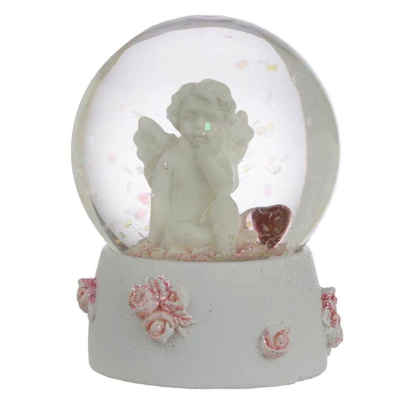 Peace of Heaven Sweet Dreams Cherub Snow Globe - Gift Arch