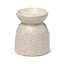 Eden Stone Effect Embossed Fern Ceramic Oil & Wax Melt Burner - Gift Arch