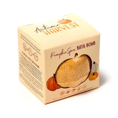 Autumn Harvest Pumpkin Shaped Bath Bomb in Gift Box - Gift Arch