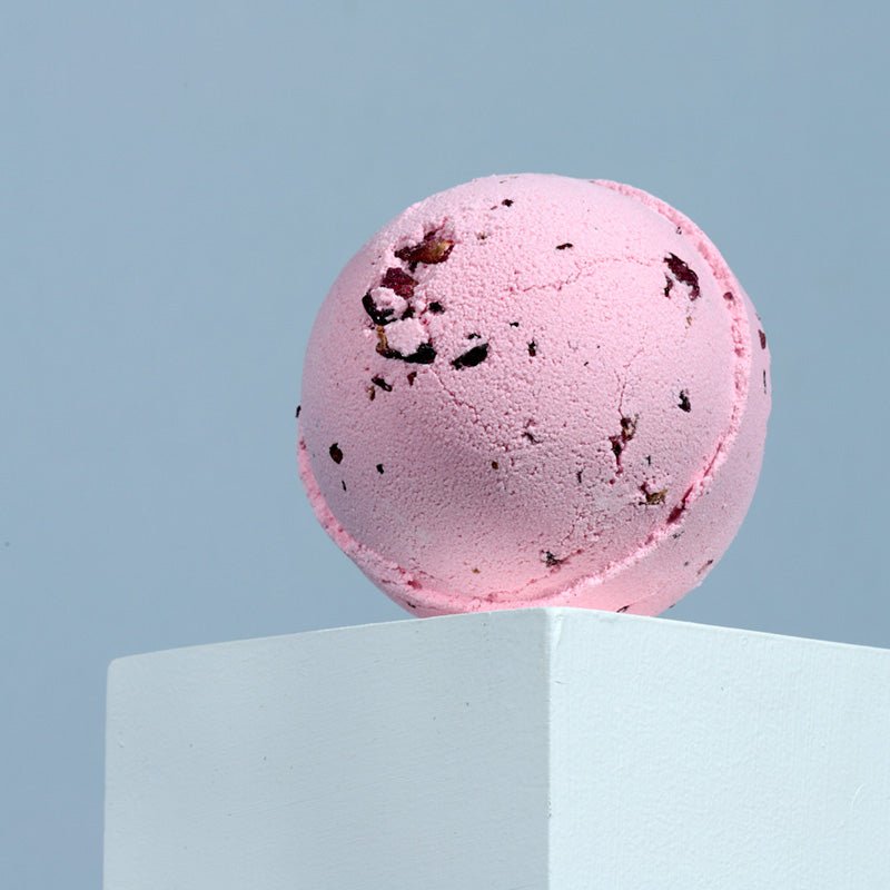 Bath Bomb Mix Rose, Lavender, Mandarine & Grapefruit, For Her - Gift Arch