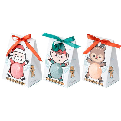 Christmas Festive Friends Bath Bomb in Gift Box - Gift Arch