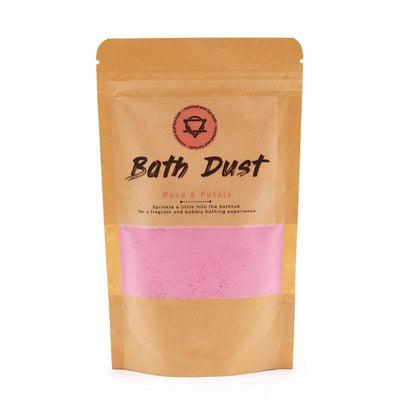 Rose Bath Dust/Bath Salt with Rose Petals - Gift Arch