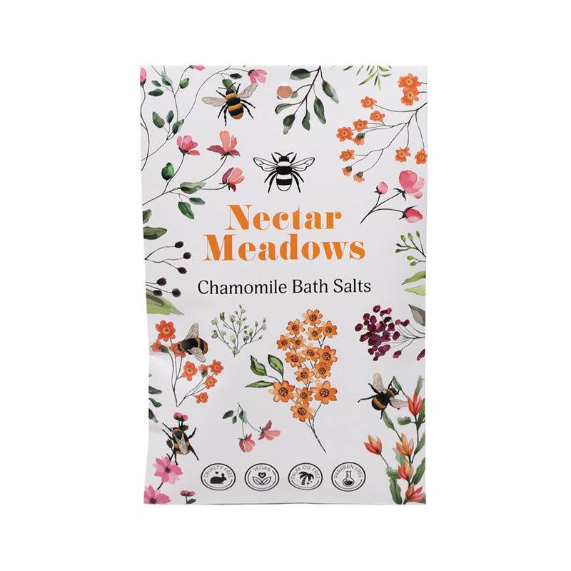 Set of 4 Nectar Meadows Bath Salt Sachets - Gift Arch