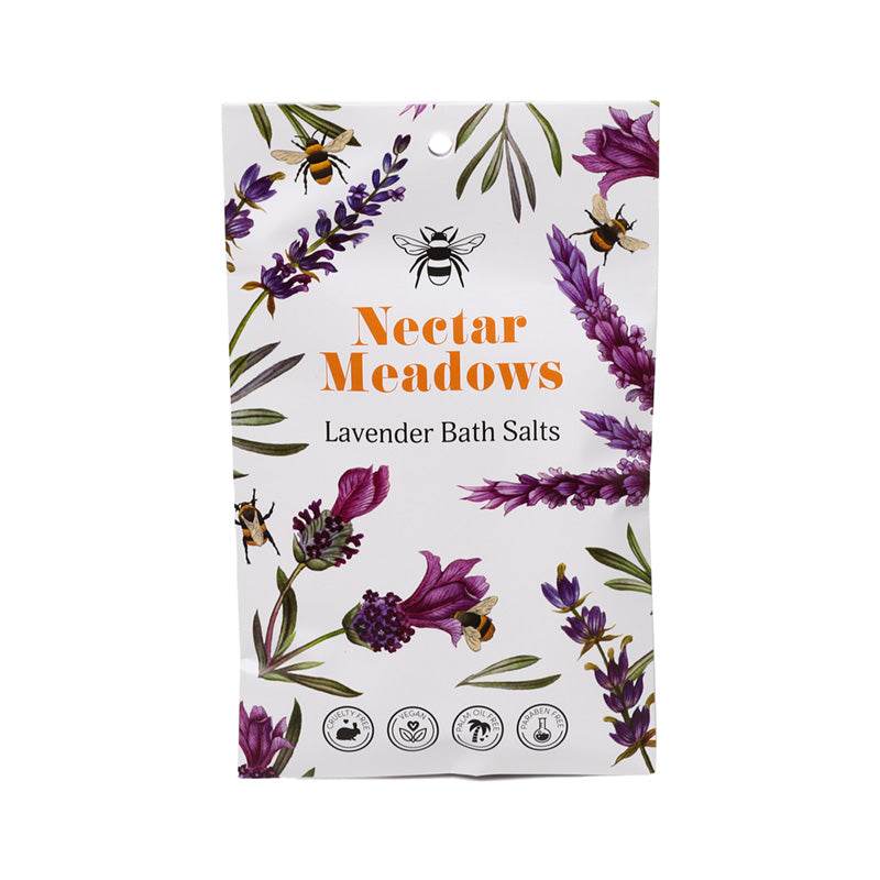 Set of 4 Nectar Meadows Bath Salt Sachets - Gift Arch