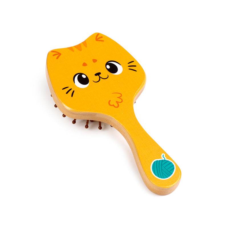 Beans & Co Cats Bamboo Hair Brush - Gift Arch