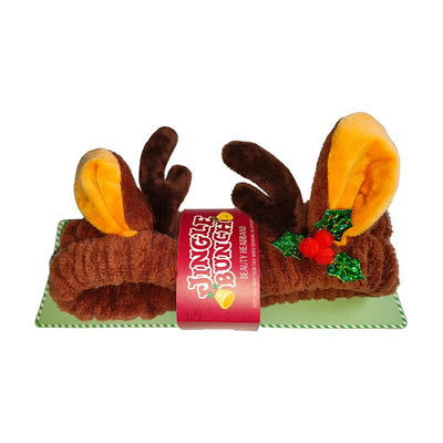 Christmas Jingle Bunch Reindeer Plush Beauty Headband - Gift Arch