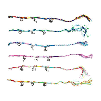Friendship Bracelets - Woven Metal Charms - Gift Arch