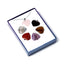 Gemstone Heart Shaped Pendant with 6 Interchangeable Stones - Gift Arch