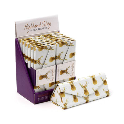 Jan Pashley Stag Foldable Glasses Case - Gift Arch