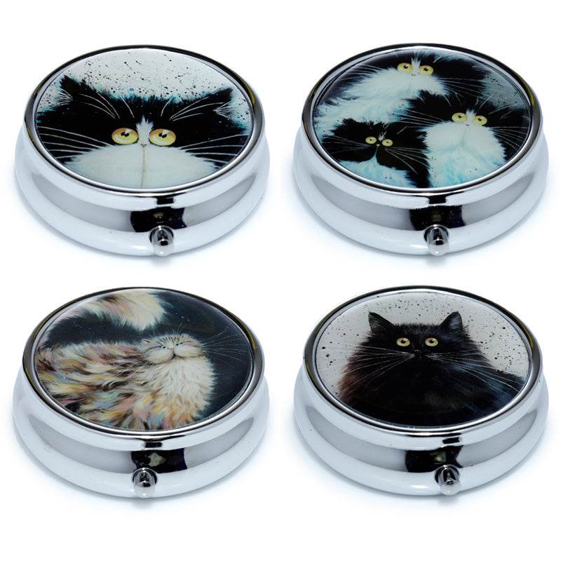 Kim Haskins Cats Pill Box - Gift Arch