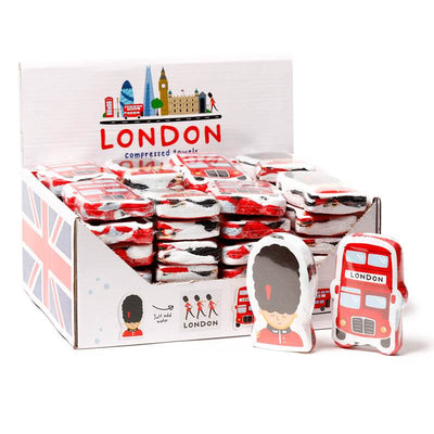 London Icons Compressed Travel Towel - Gift Arch