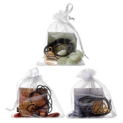 Make Your Own Rune Stone Gemstone Necklace Kit - Gift Arch