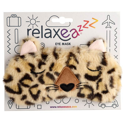 Plush Adoramals Leopard Eye Mask - Gift Arch