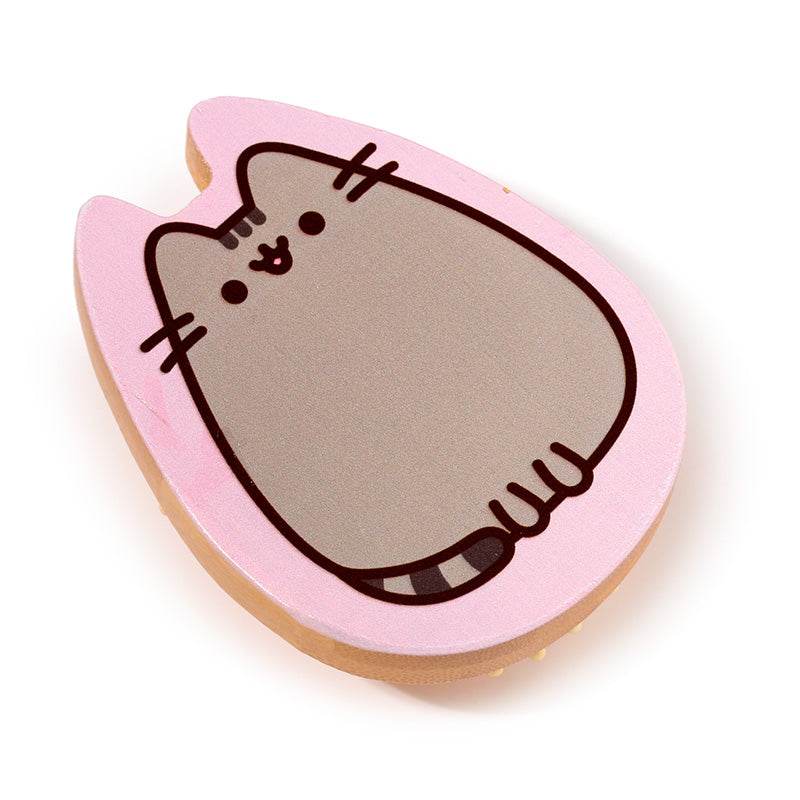 Pusheen the Cat Shaped Bamboo Hair Brush - Gift Arch