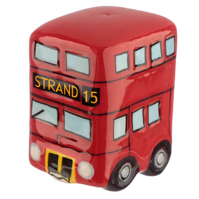 London Icons Red Routemaster Bus Ceramic Salt & Pepper Set - Gift Arch