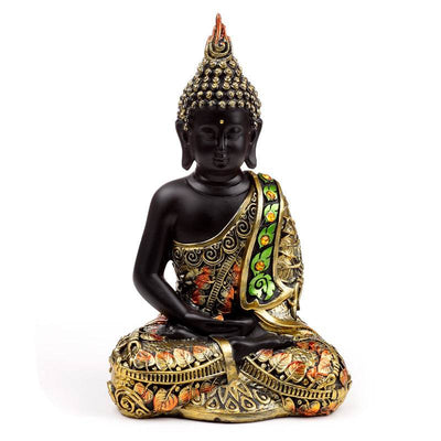 Black & Orange Gold Thai Buddha Contemplation - Gift Arch