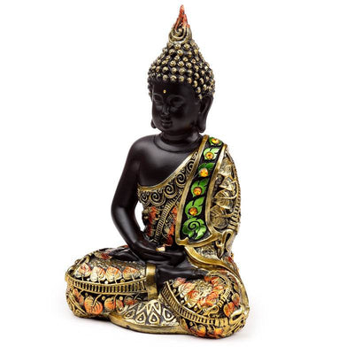 Black & Orange Gold Thai Buddha Contemplation - Gift Arch