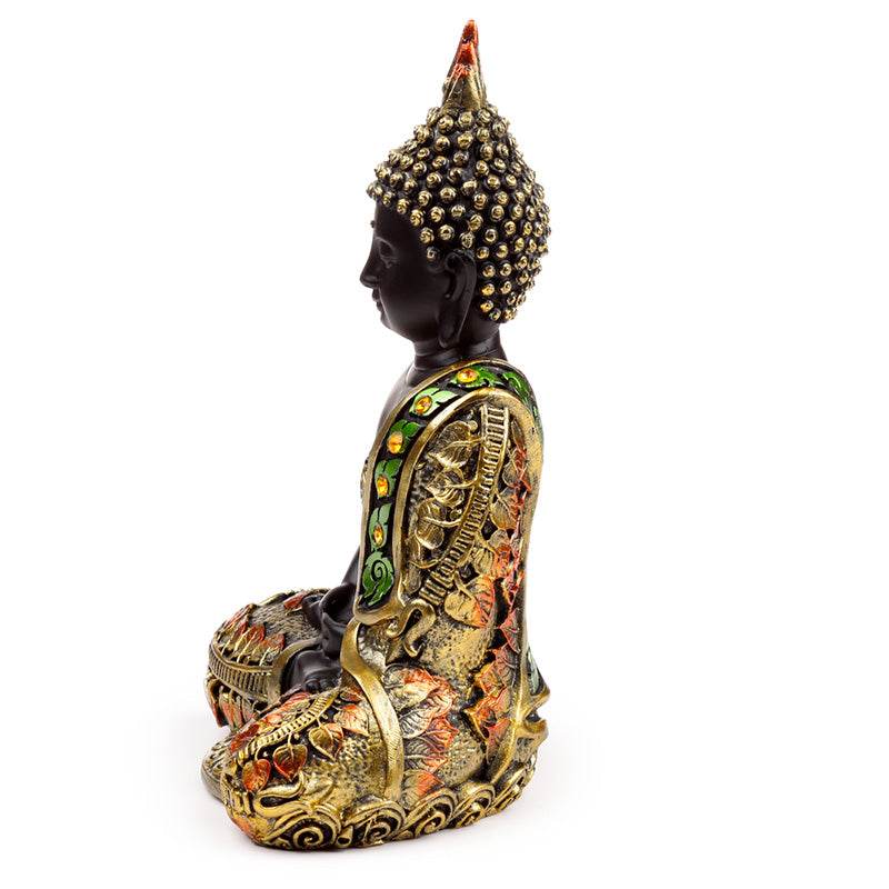 Black & Orange Gold Thai Buddha Contemplation - Gift Arch