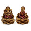 Gold Ganesh & Lakshmi Lotus Set of 2 - Gift Arch