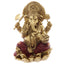 Gold & Red Ganesh Statue 16cm - Gift Arch