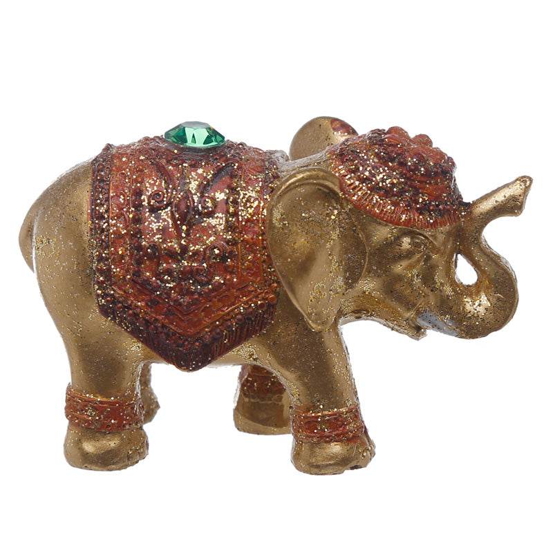 Metallic Glitter Lucky Elephant Incense Stick Holder - Gift Arch