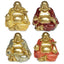Mini Lucky Glitter Chinese Laughing Buddha 8cm - Gift Arch