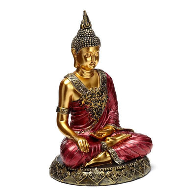 Red & Gold Thai Buddha Contemplation - Gift Arch
