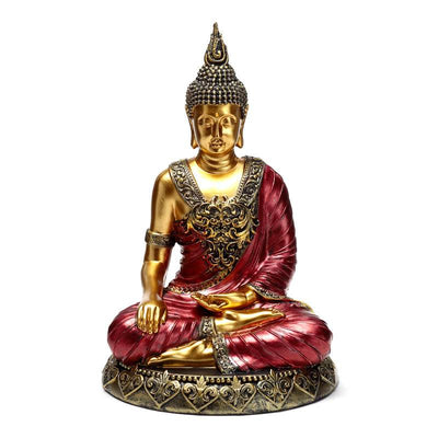 Red & Gold Thai Buddha Contemplation - Gift Arch