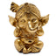 Set of 3 Gold Ganesh Hear No Speak No See No Evil - Gift Arch