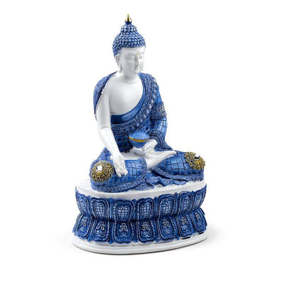 White & Blue Thai Buddha Lotus - Gift Arch