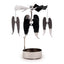 Angel Wings Rotating Carousel Spinning Tea Light Candle Holder - Gift Arch