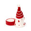 Ceramic Christmas Gonk Tea Light Candle Holder - Gift Arch