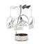 Howling Wolf Rotating Carousel Spinning Tea Light Candle Holder - Gift Arch