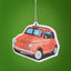 Orange Retro Red Fiat 500 Air Freshener - Gift Arch