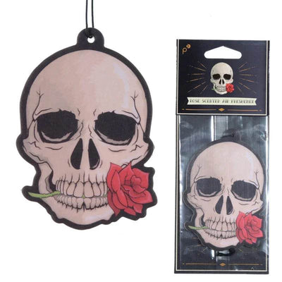 Rose Gothic Skulls and Roses Air Freshener - Gift Arch